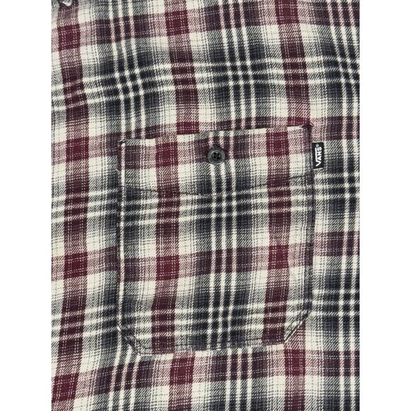 Vans men's short-sleeve Plaid button-down Shirt - Size XL - Picture 3 of 9